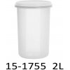 Dóza na potraviny MARGERIT 2L guľatá - Plast Team 15-1755