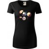 Bicie z vrchu - Dámske tričko z organickej bavlny Origin (GOTS) - XL ( Čierna )