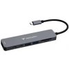 USB Hub Verbatim USB-C Essentials Multiport Hub 7 port - 2x USB 3.2 GEN 1 / HDMI / USB-C PD / USB-C 3.2 Gen 1 (32158) sivý