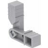 Plastová spojka - pohyblivý kus do profilu 20x20x1.5mm