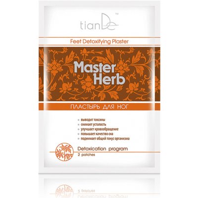 TianDe Master Herb detoxikačná náplasť na nohy 2 ks