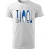 Paddleboard set - Klasické pánske tričko vyššej gramáže - 3XL ( Biela )