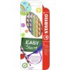 FAREBNÉ CERUZKY - STABILO - EASY COLORS - PRE ĽAVÁKOV | 6 KS