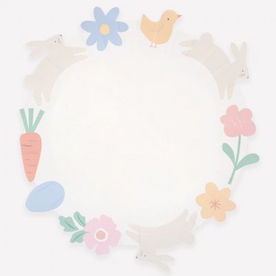 Meri Meri Papierový tanier Easter Icon – set
