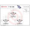 Sada brzdových platničiek kotúčovej brzdy BREMBO P 59 046