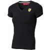 Brandon Tričko - Ferrari - Dámske V-Neck Black Veľkosť: S