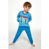Chlapčenské pyžamo CORNETTE Kids Boy My Game modrá