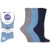 Iomi SockShop dámske ponožky pre diabetikov Gentle Grip modrý MIX