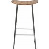 Barová stolička z teakového dreva v prírodnej farbe (výška sedadla 76 cm) Tangle – White Label