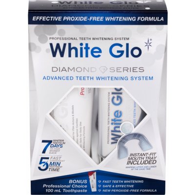 White glo diamond series advanced teeth whitening system bělicí gél 50 ml + zubná pasta professional choice 100 ml darčeková sada