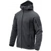 Helikon-Tex PATRIOT MK2 Hybrid fleece, flísová bunda s kapucňou - SHADOW GREY / ČIERNA, L
