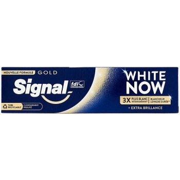 Signal White Nov Triple Power Gold zubná pasta s okamžitým bieliacim účinkom 75 ml