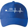 Kolky EKG - Šiltovka so zahnutým šiltom a mosaznou sponou - Univerzálna veľkosť ( Kráľovská modrá )