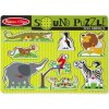 Melissa & Doug - Drevené puzzle so zvukmi - ZOO