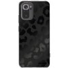Picasee silikónový prehľadný obal pre Xiaomi Redmi Note 10 - Midnight Leopard