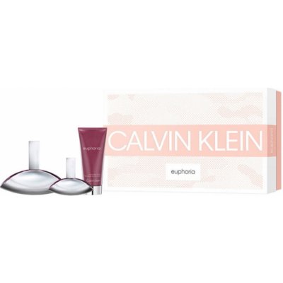 Calvin Klein Euphoria EDT 100 ml + EDT 30 ml + telové mlieko 100 ml darčeková sada