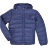 Guess Hooded Ls Padded Puffer W Zip modrá