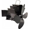 HS Flamingo FLAMINGO čtyřlopatkový magnetický ventilátor na kouřovod černý