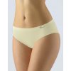 GINA Dámske klasické nohavičky so širokým bokom Bamboo Soft | 00047P - vanilková, M/L