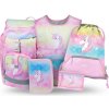 Baagl sada 5 Airy Rainbow Unicorn: batoh, peračník, vrecko, zástera, peňaženka