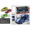 Auto kovové s pruhmi na spätné natiahnutie 12 cm (W047851)