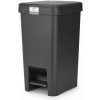Brabantia Odpadkový kôš Stepup, 16 l, tmavosivý, softclose, 800306