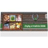 Stolový kalendár riadkový 30 x 12 cm - Zvyky a tradície 2026