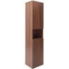 Kúpeľňová skrinka vysoká SAT Evolution 36x165x32 cm orech Aida mat SATEVOV36NA