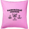 Zaobchádzať opatrne 40 - Vankúš 50x50 - 50x50 - Iba poťah ( Ružová )