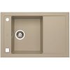 Alveus Granitový drez Formic 30, cappuccino, 76 x 50 cm