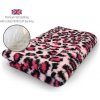 DRYBED Premium Vet Bed Leopard fuchsia 100 x 75 cm