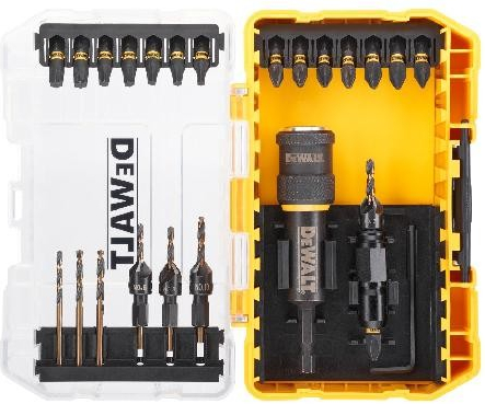 DeWALT DT70779T 22ks sada vrtáků a záhubníků