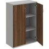 Hobis Policová skriňa Strong, 80x115,2x40 cm, orech/sivá