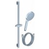 RAVAK 902.00 Set hadica 150 cm, ružica plochá, 3 funkcie, tyč 70 cm X07P177 X07P177