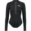 Dámske plavky Puma Long Sleeve Surf Suit Veľkosť: XS / Farba: čierna