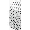 Impol Trade Obrus PVC 097A bodka čierna na bielom podklade návin 20 mx140cm