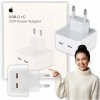 Apple napájecí adaptér dual USB-C, 35W, biela