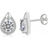 Olivie Strieborné náušnice KVAPKA MOISSANITE 9741 Ag 925; ≤2,1 g.
