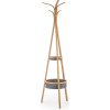 Halmar W63 bambus / sivý drevo 52 cm x 177 cm x 52 cm