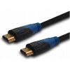 Savio CL-07 HDMI kábel 3 m HDMI typu A (štandard) čierny, modrý