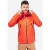 QUECHUA Pánska nepremokavá turistická bunda MH500 oranžová M