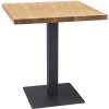 Jedálenský stôl PURO LAMINAT Signal 80x80x76 cm