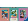 RAVENSBURGER Mini puzzle so stojanom: Cestovanie so psom 3x100 dielikov