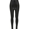 Urban Classics dámské lesklé legíny Ladies Highwaist Shiny Metalic leggings black