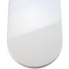 Wenko | WENKO 18396100-WC sedátko PALMA 46,5x35,7 cm biela/strieborná | WE0609