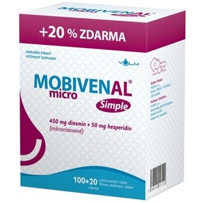 Mobivenal Micro Simple 100+20 tabliet od 14,9 € - Heureka.sk