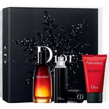 Christian Dior Fahrenheit Men EDT 100 ml + sprchový gél 50 ml + EDT 10 ml darčeková sada