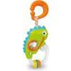 Elektronická hrkálka s úchytom - Chameleón