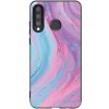 Picasee silikonový černý obal pro Huawei P30 Lite - Pink liquid