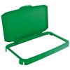 Výklopné veko pre 60 l odpadkový kôš, plast, DURABLE Durabin, zelené